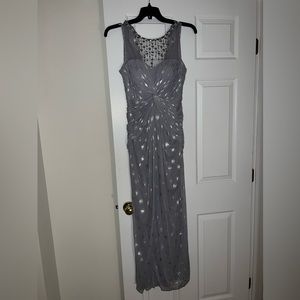 Grey Adrianna Papell gown